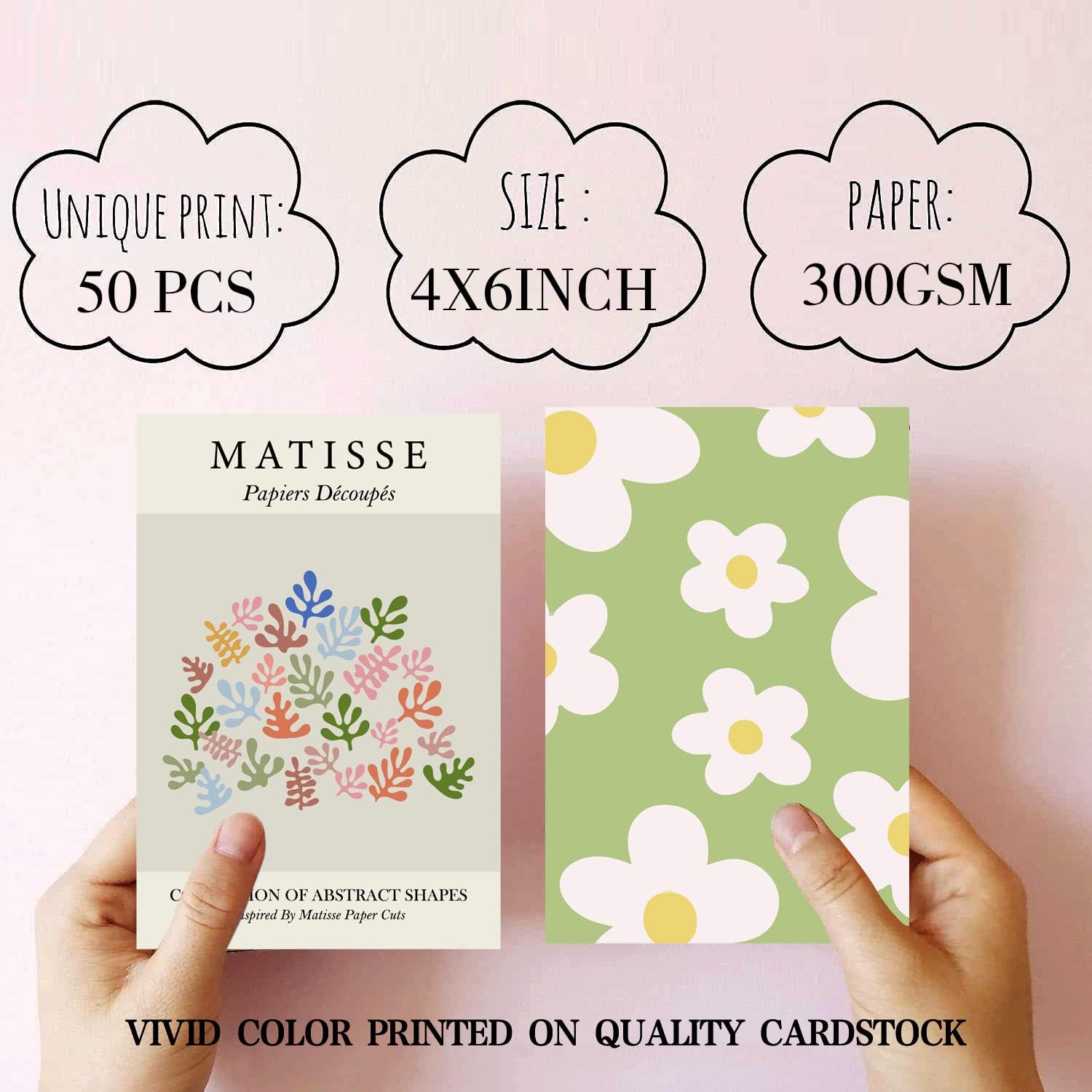 XBYGIMI Danish Pastel Wall Collage Kit Aesthetic Pictures, 50pcsDanish Pastel Room Decor Aesthetic, Matisse Wall Art Bedroom Decor for Women, Danish