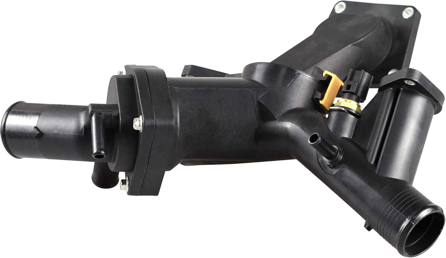 MYSMOT LR005631 Termostato de refrigerante de motor y carcasa con sensor para Land Rover LR3 2005-2009 Range Rover Sport 2006-2009 V8 4.4L,