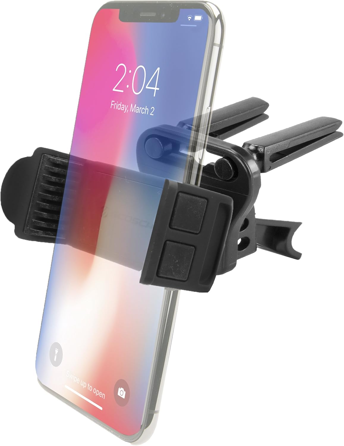 Scosche HVM2 – Soporte universal de ventilación para vehículos, compatible con Apple y Android, rotación de visualización de 360 grados