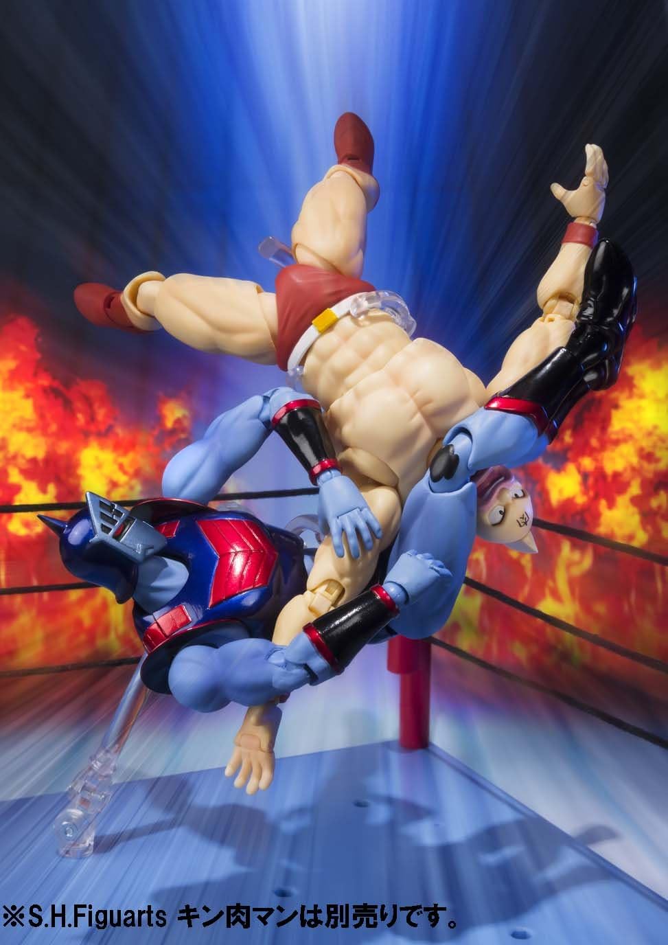 BANDAI SH Figuarts Kinnikuman Robin máscara Sobre 5.709 in ABS & amperio PVC pintado figura de acción