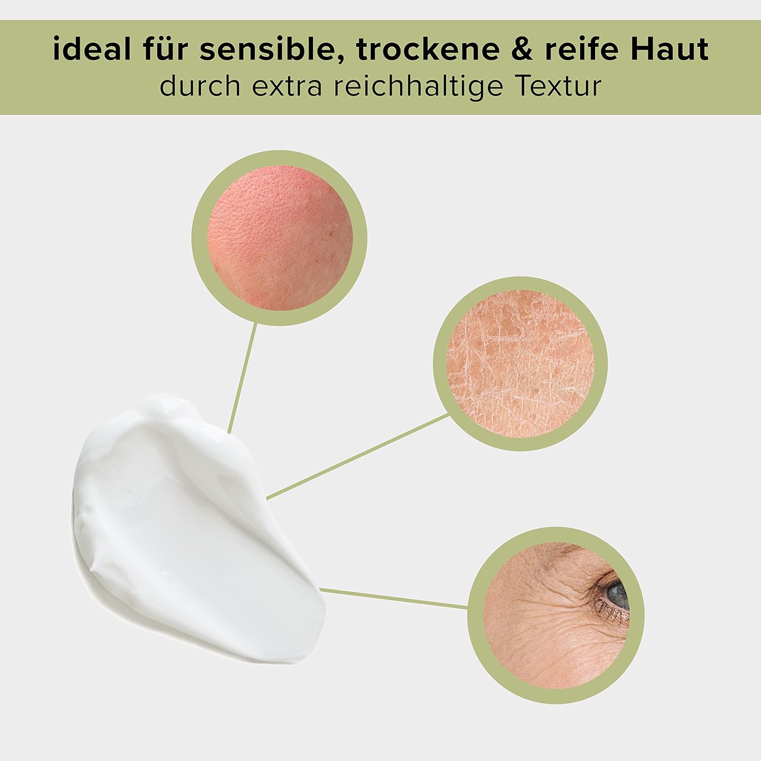 RAU Rich Honey Eye Cream (0.51 oz)  Cuidado de ojos rico antienvejecimiento con manteca de karité y cacao, aceite de aguacate, té verde, agua de