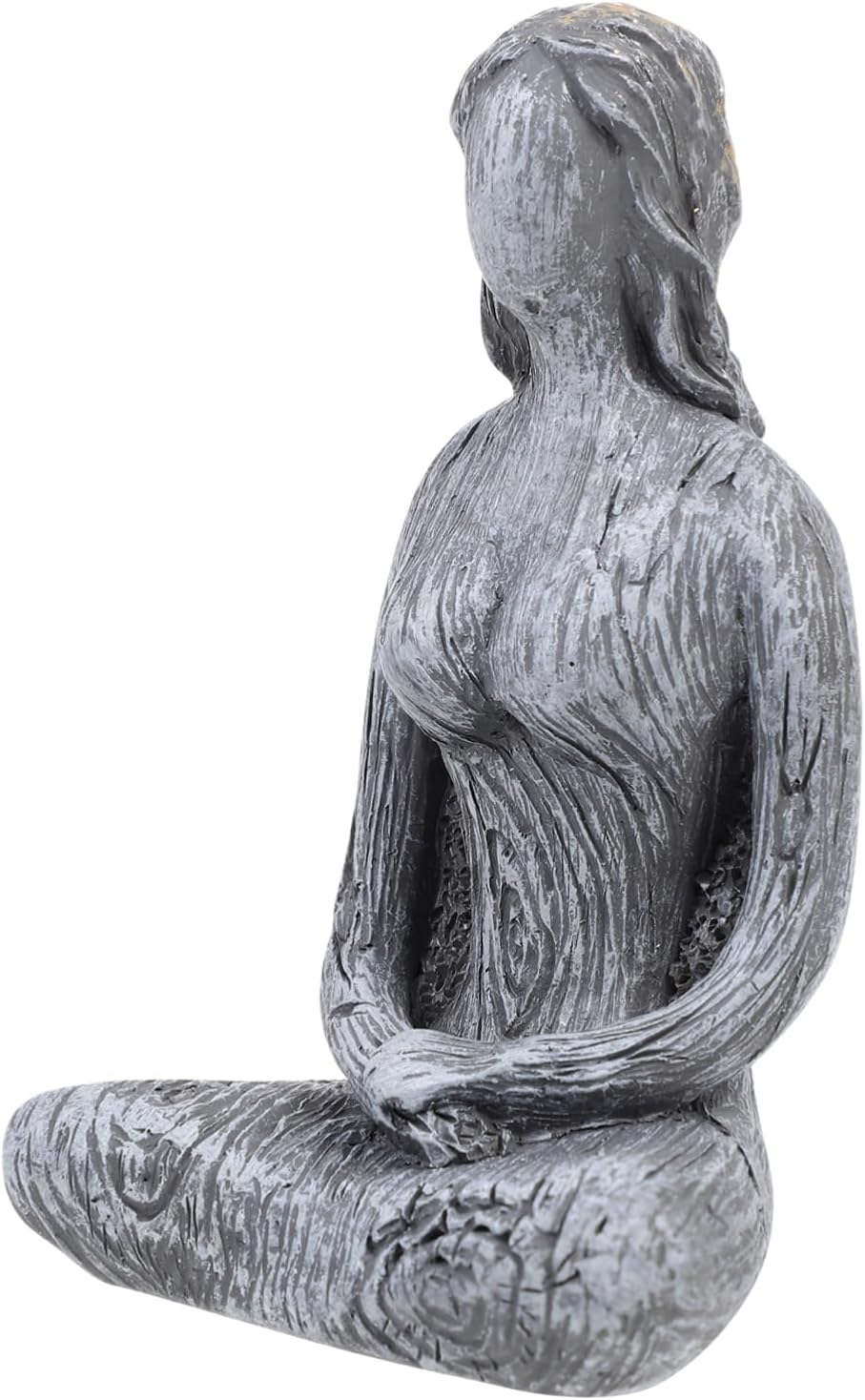 Garneck Adornos tallados, estatua de postura de yoga, figuras de yoga, escultura de diosa, estatua meditadora, decoración de automóvil, decoración