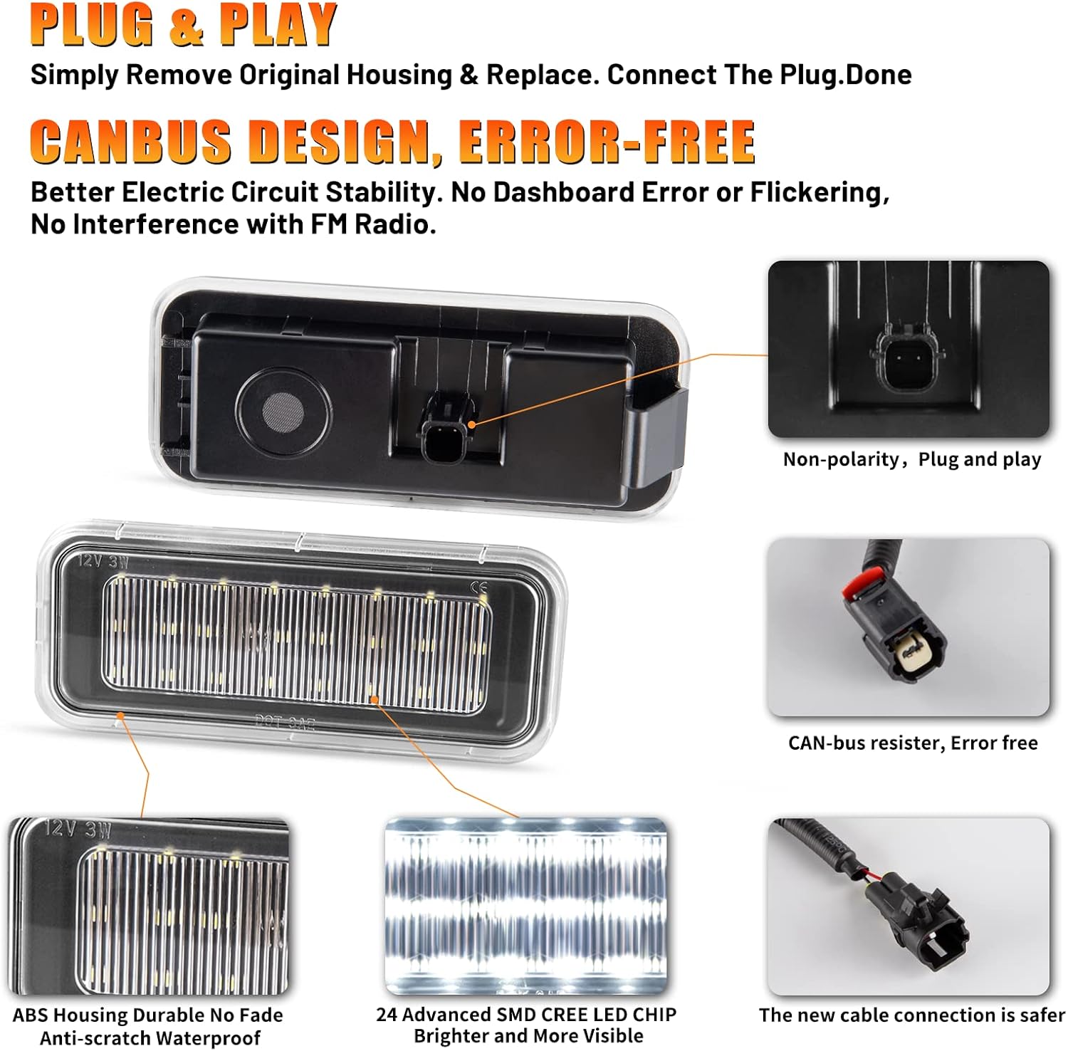 Kit de iluminación LED para caja de auto, 2 unidades, compatible con Toyota Tacoma 2020 2021 2022 2023 Kit de iluminación LED para cama de camión