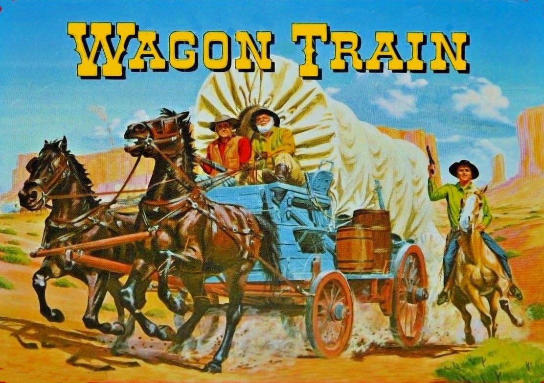 WAGON TRAIN LUNCHBOX VINTAGE ART 2 “x 3” nevera imán nevera fiambrera nostálgica retro