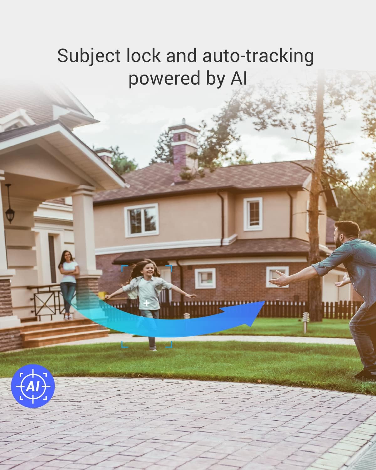EZVIZ Cámara de seguimiento automático para exteriores, 2K, seguimiento de 12 puntos preestablecidos, cobertura visual de 360, impermeable, visión