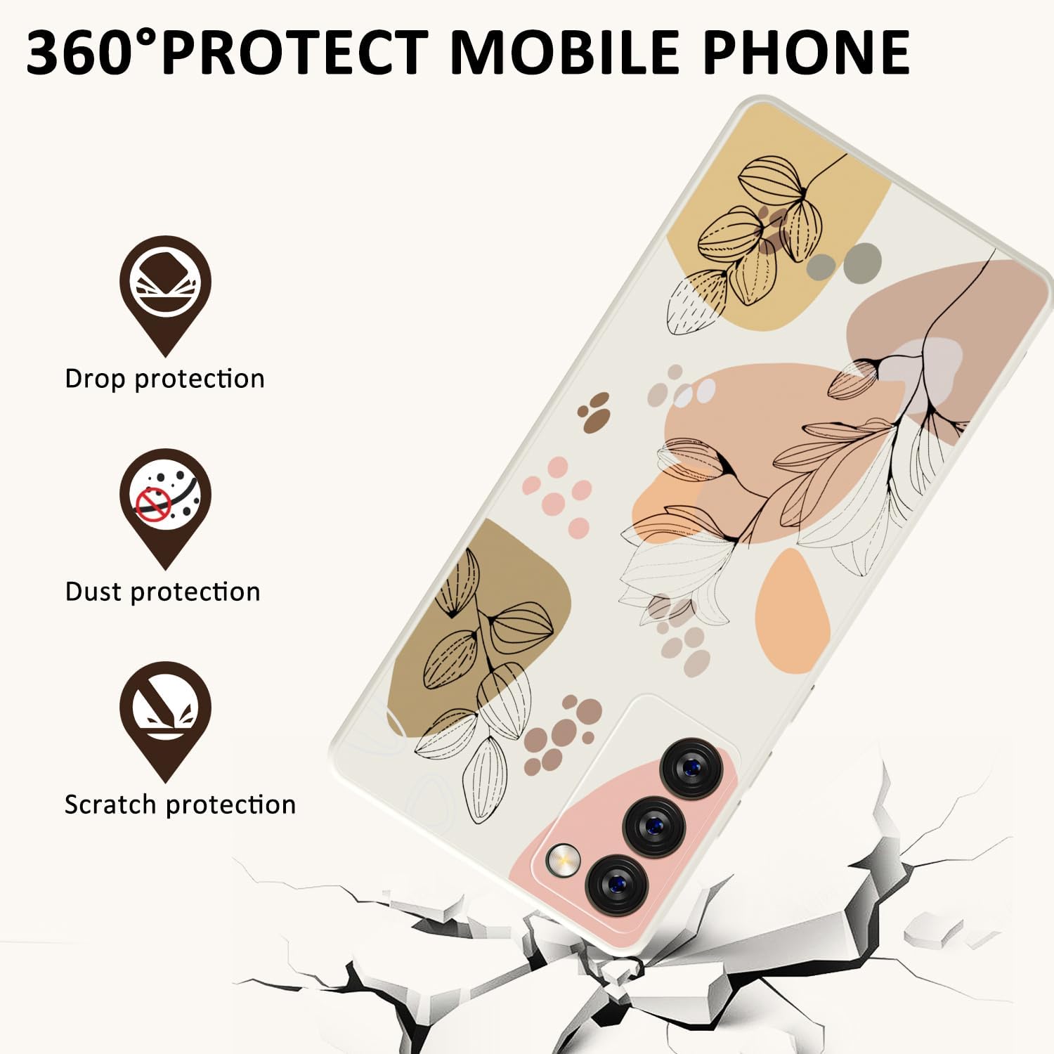 MINSCOSE Funda compatible con Samsung Galaxy S20FE, diseño floral colorido de flores, suave silicona delgada, delgada, femenina, funda protectora a