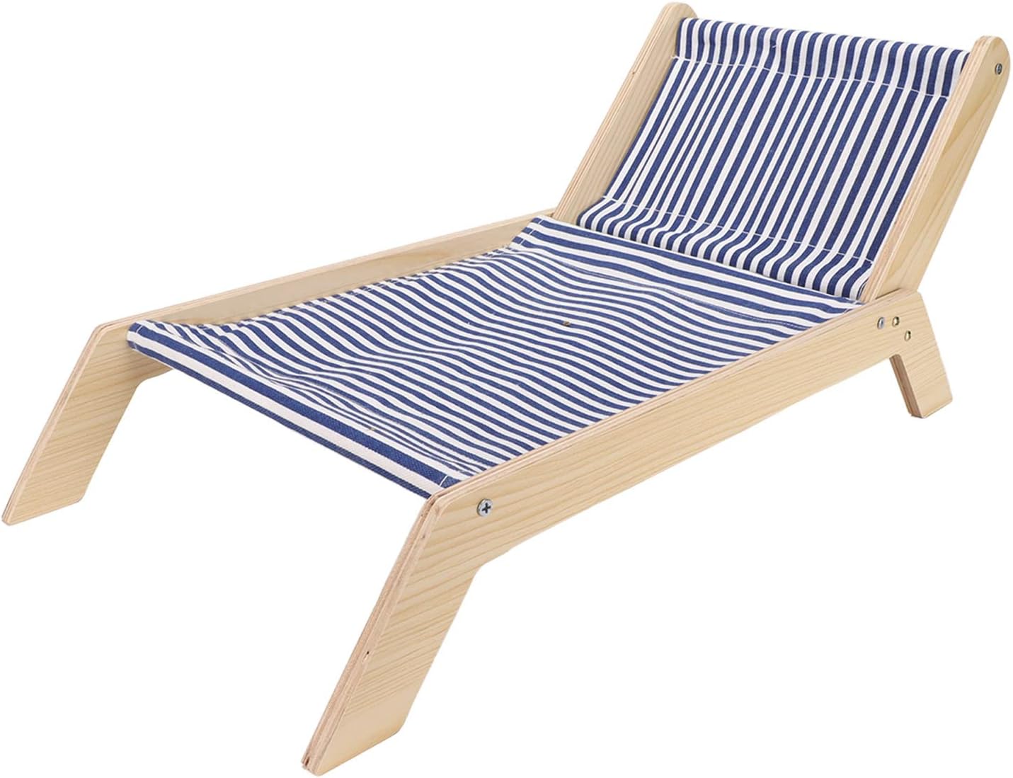 Tnfeeon Hamaca para gatos, cama para gatos que evita que se mueva, con marco de madera, cama elevada para gatitos con rascador para todas las