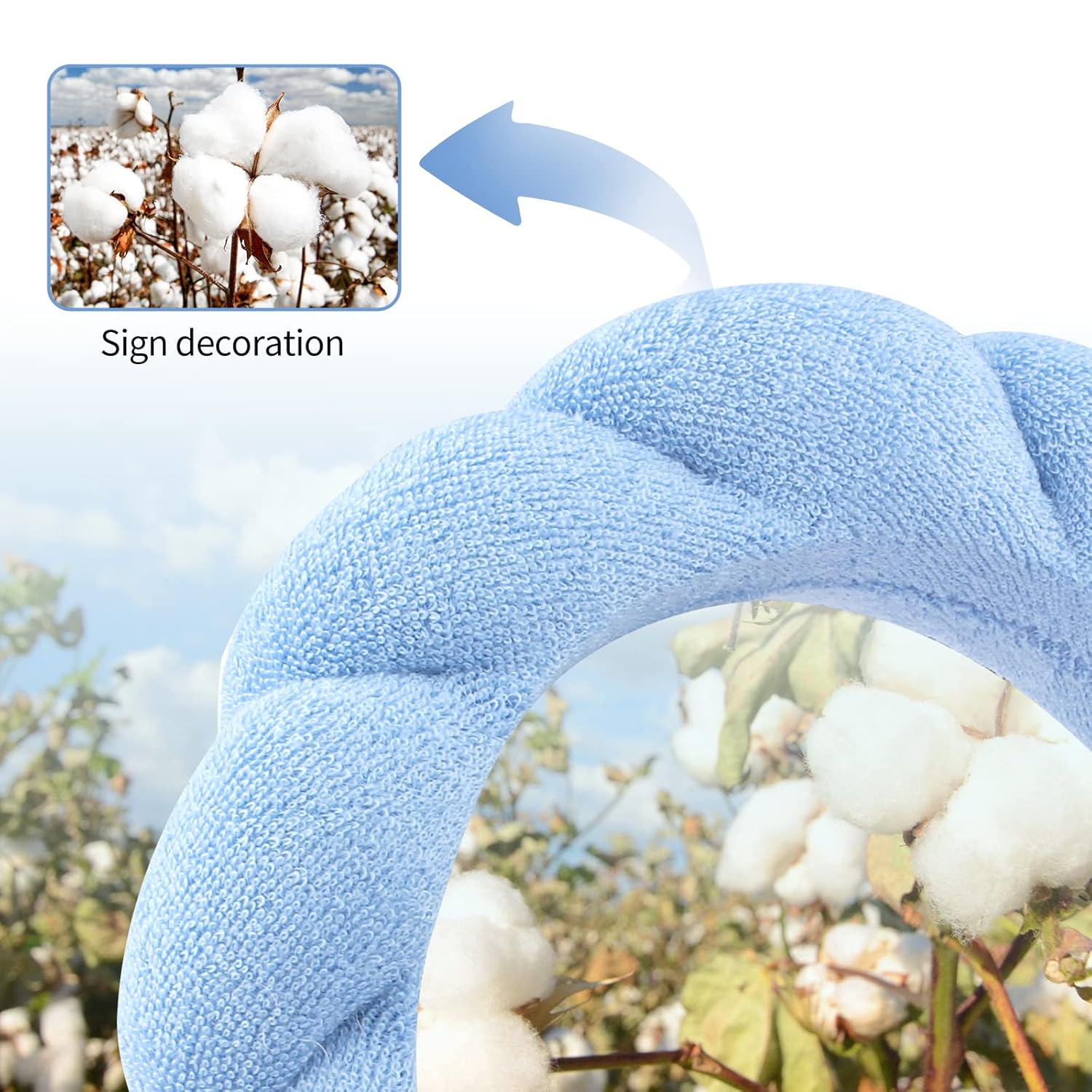 Diadema de spa hinchada para mujer, diadema de esponja antideslizante para lavar la cara, eliminación de maquillaje, ducha, máscara facial de