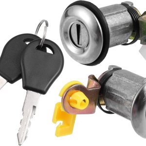 X AUTOHAUX 1 juego de cable de cilindro de bloqueo de puerta delantera izquierda derecha con 2 llaves para Nissan Pickup D21 1984-1998 para Nissan X AUTOHAUX 1 juego de cable de cilindro de bloqueo de puerta delantera izquierda derecha con 2 llaves para Nissan Pickup D21 1984-1998 para Nissan