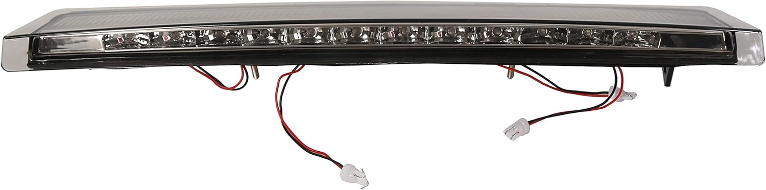 HECASA Tercera luz de freno LED 3 compatible con Ford Mustang 1999-2004 Centro de techo trasero de montaje alto, lámpara trasera con lente ahumada