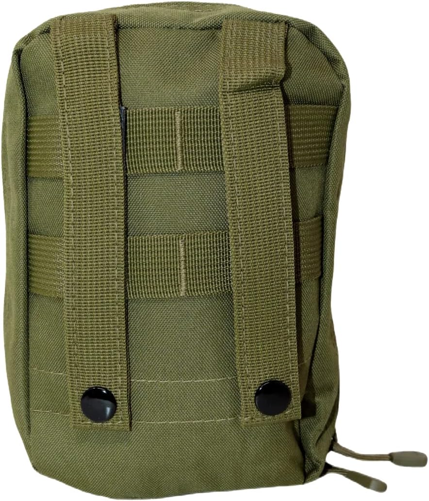 Molle Tactical IFAK – Bolsa de utilidad, equipo médico de primeros auxilios de estilo militar, nailon, resistente al agua