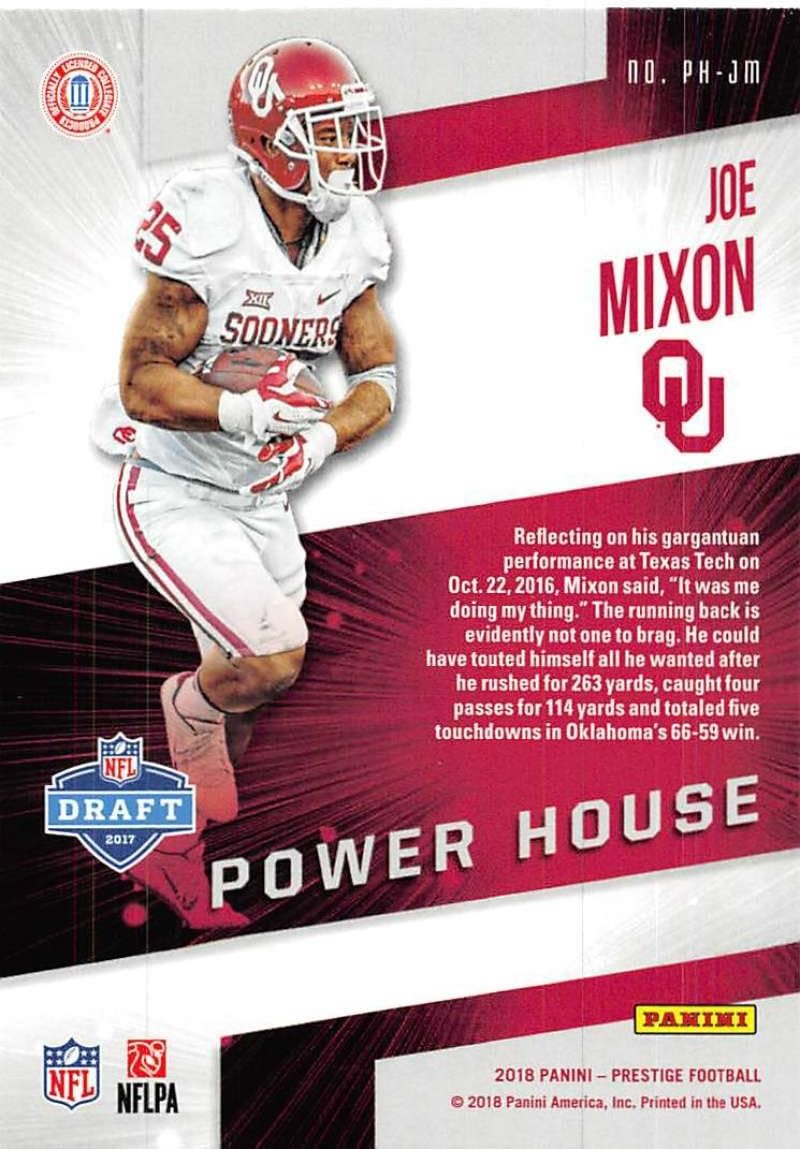2018 Panini Prestige NFL Power House #PH-JM Joe Mixon Oklahoma Sooners