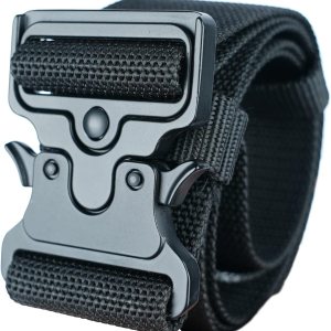 KUNN Cinturón de trabajo de 2 pulgadas de ancho con hebilla de liberación rápida, resistente, multiusos, cinturones para hombre KUNN Cinturón de trabajo de 2 pulgadas de ancho con hebilla de liberación rápida, resistente, multiusos, cinturones para hombre
