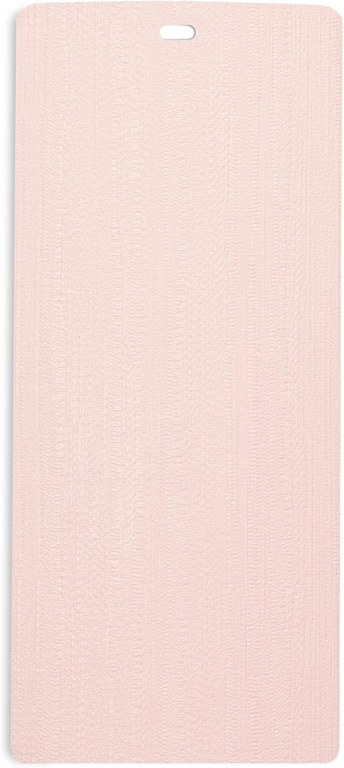 DALIX Puerta corrediza con textura vertical rosa ártico, 82.5 unidades, paquete de 5
