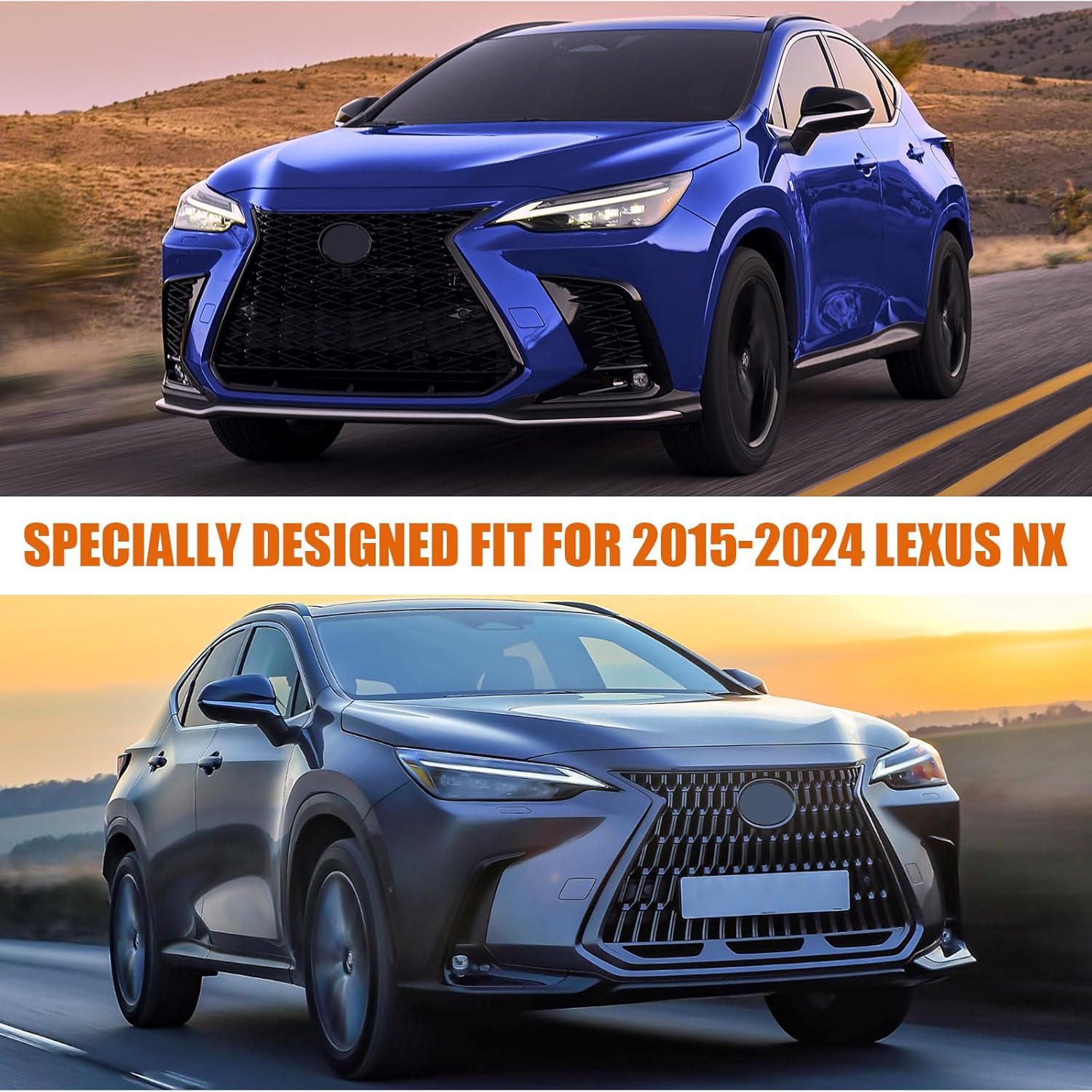 Fundas impermeables de repuesto para Lexus NX300 NX 350 F Sport 2015-2024, 6 capas para todo tipo de clima, ajuste personalizado, con puerta con