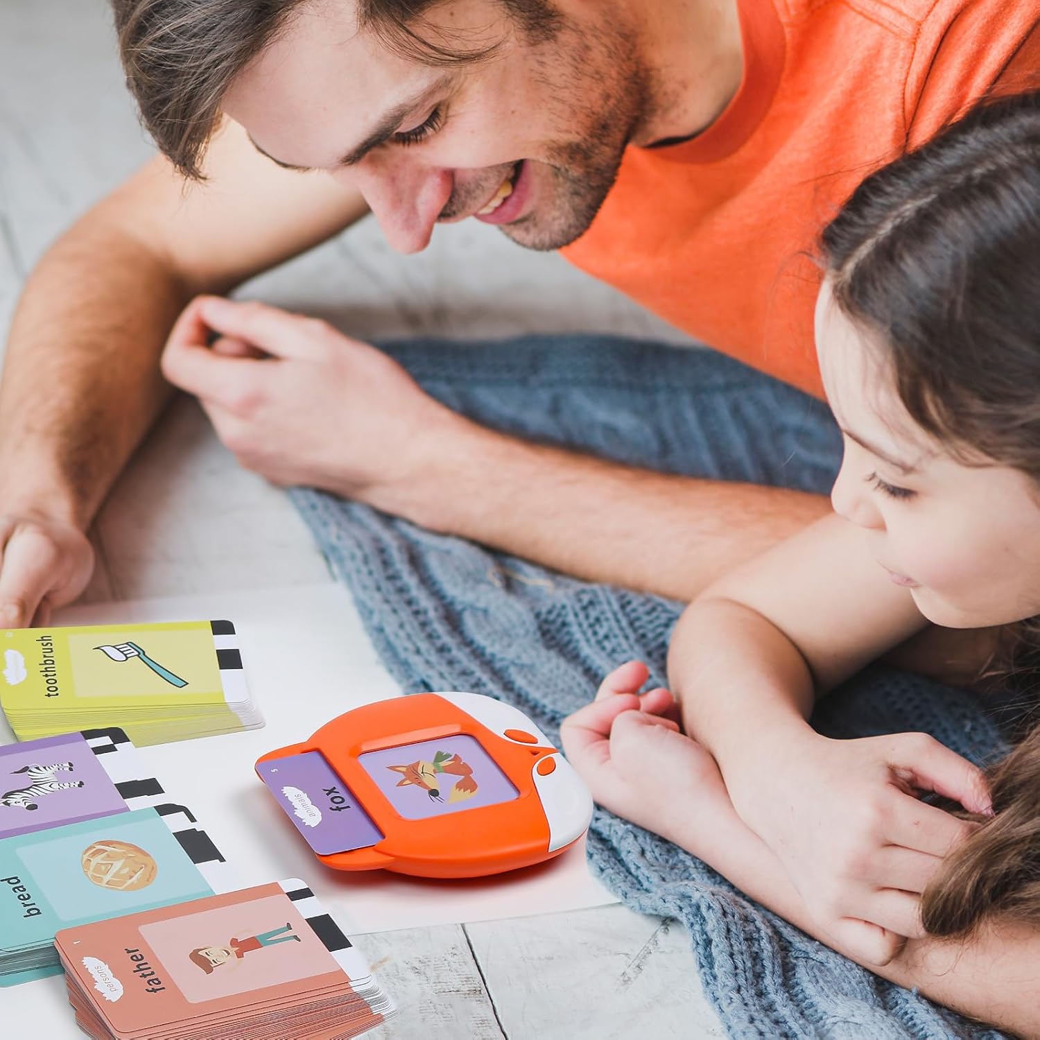 Juguetes Montessori de aprendizaje, 224 tarjetas flash que hablan con palabras visuales, juguetes para niños de 18 meses + 2, 3, 4, 5 años, regalos