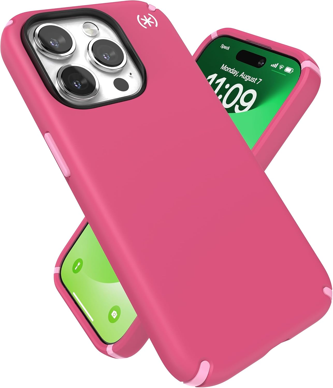 Speck Presidio2 Pro Funda para iPhone 15 Pro, diseñada para MagSafe, protección contra caídas, resistente a los arañazos, suave al tacto, funda para