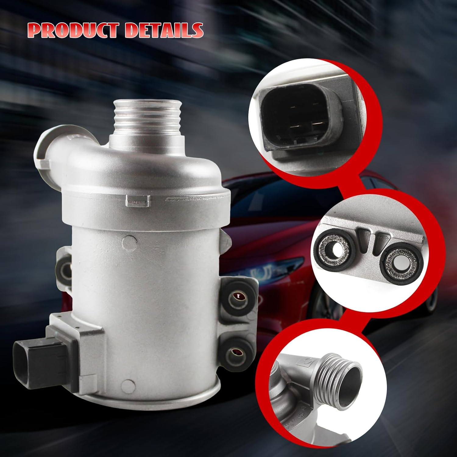 Bomba de agua eléctrica para 320i 2.0L, se adapta a X3 X4 X5 2.0L, se adapta a 228i 328i 428i 2.0L, OE reemplazar 11517604027, 11518635089