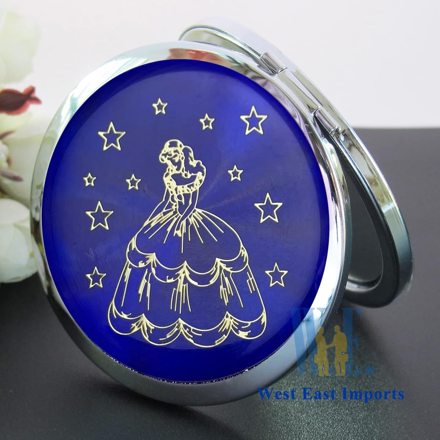 Recuerdo de fiesta personalizado (12 piezas) Sweet XV, Sweet Dieciséis 18 Cumpleaños Quinceañera, Mis 15 años Mis Membrillo Años Espejo compacto