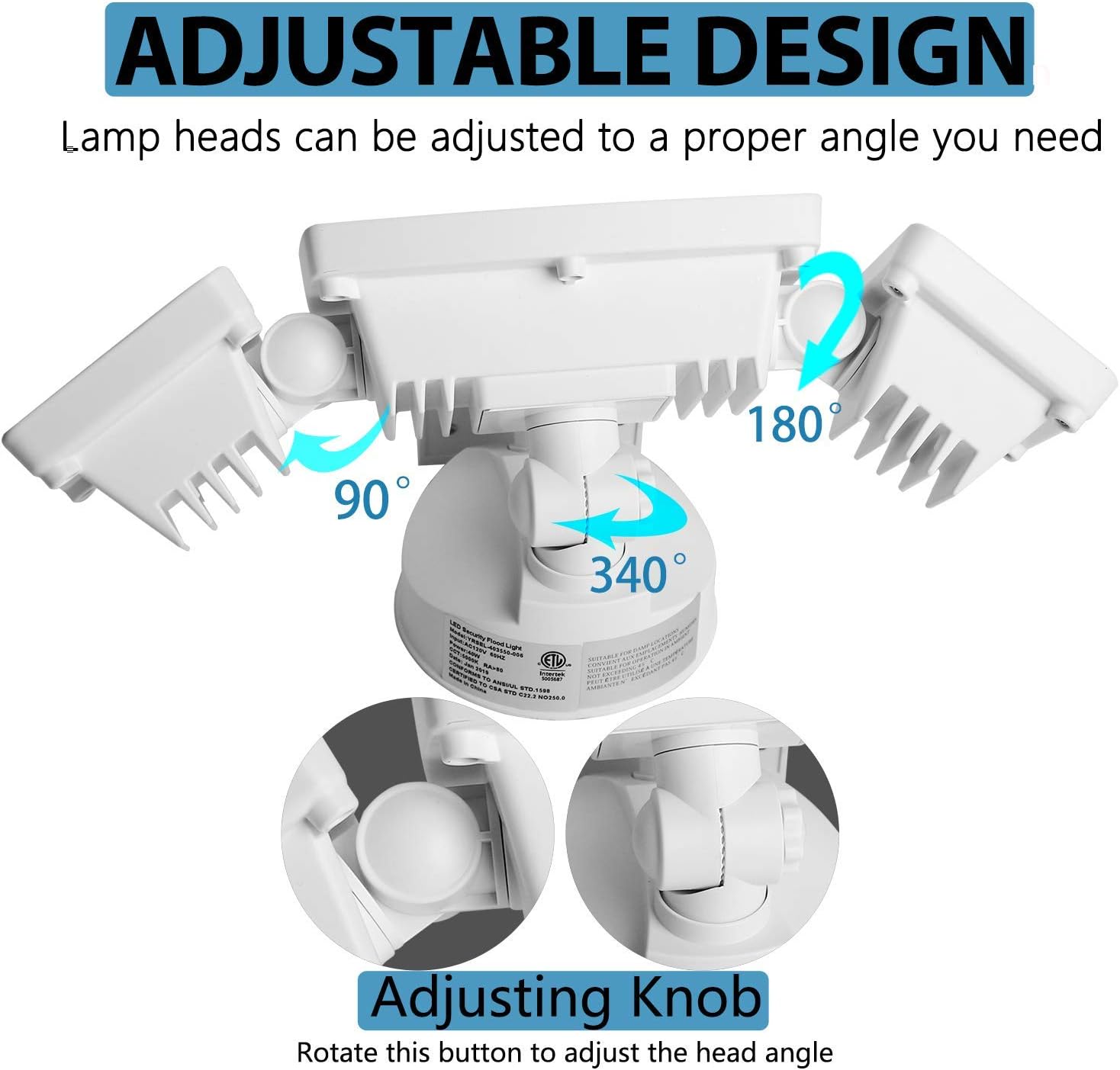 Amico – Luces LED de seguridad sin sensor 1