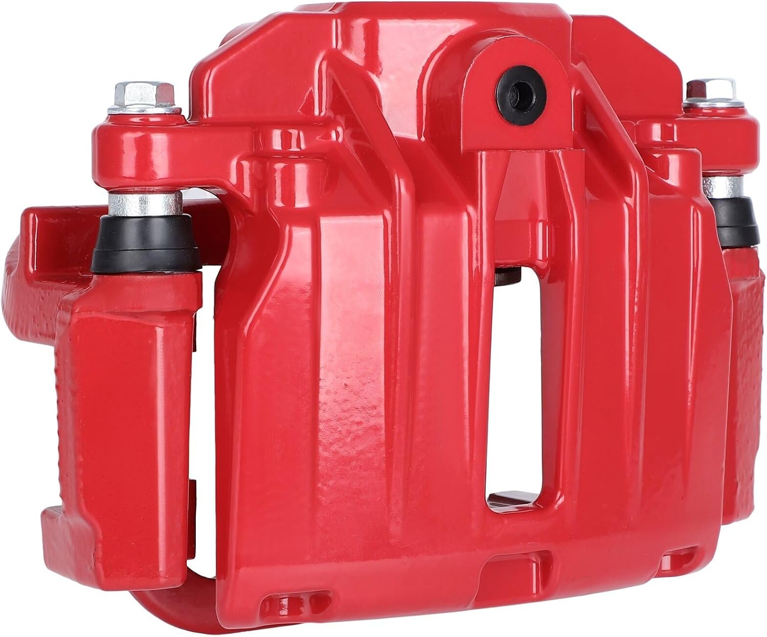 SCITOO Pinza de freno trasera derecha con soporte 18-B4727 rojo compatible para Cadillac 2000-2002 para Chevrolet 1999-2005 para GMC 1999-2005