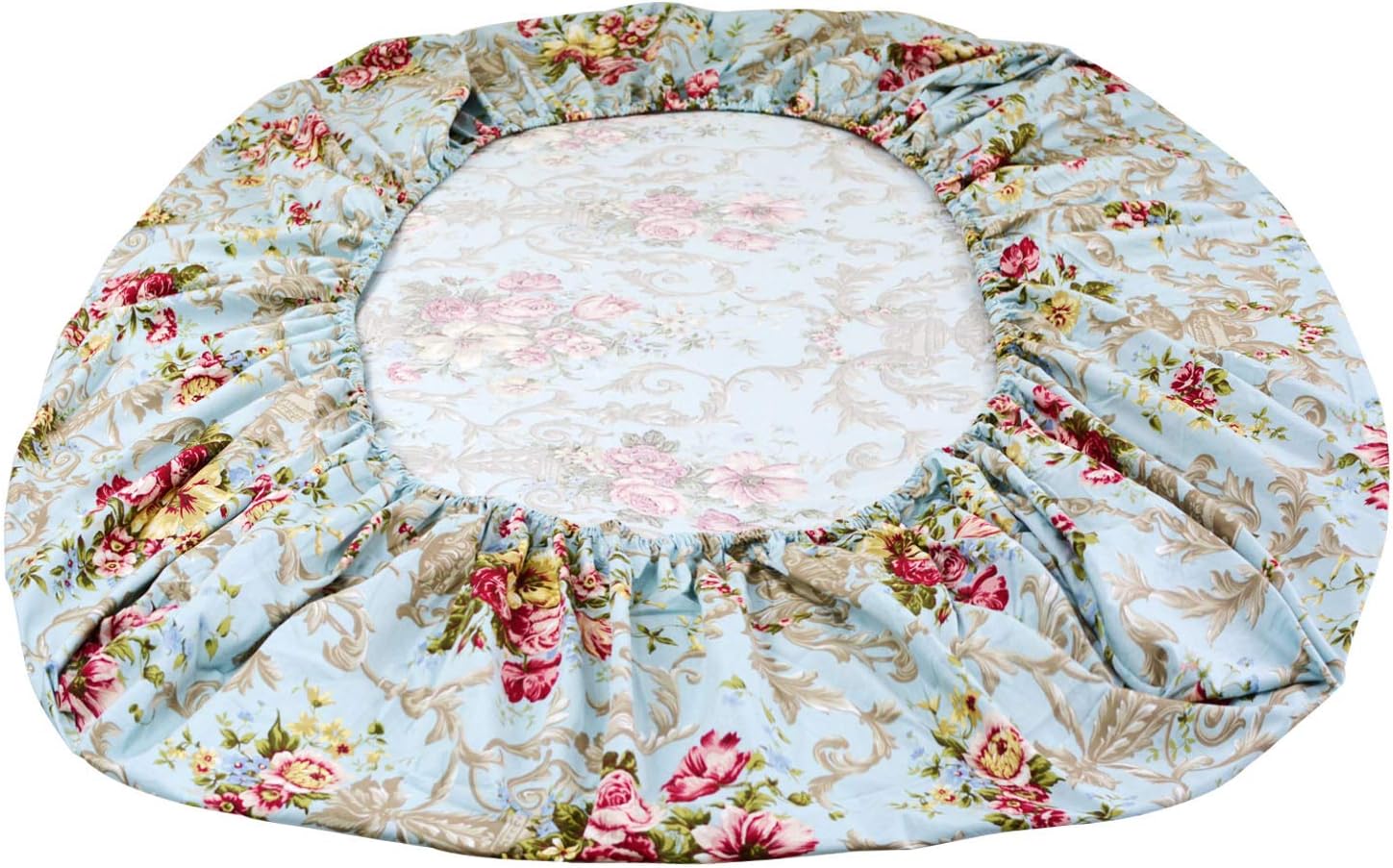 FADFAY – Textiles para el hogar, sabana floral, estilo rústico, sábanas estilo floral hermoso, para cama matrimonial, individual y queen, juego de 4