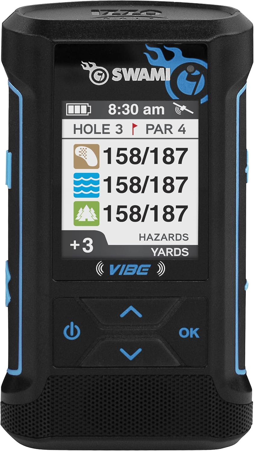 Swami Vibe Golf GPS – Combo de altavoz Bluetooth GPS para golf