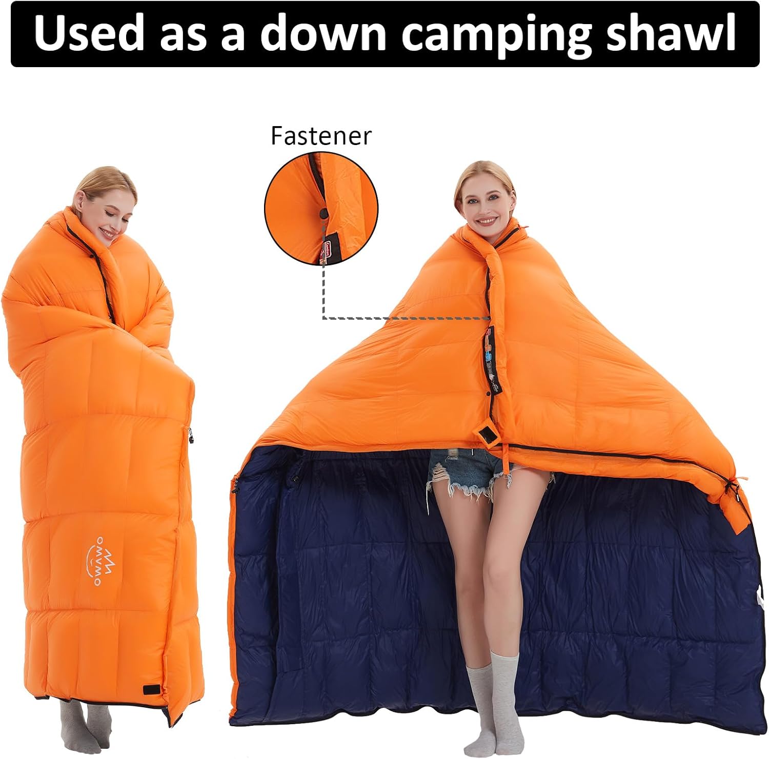 Saco de dormir de plumón de pato de 15F y 10F para adultos, potencia de relleno de 650, ultraligero para 4 estaciones, saco de dormir rectangular