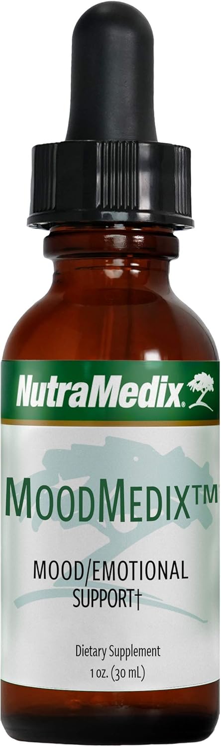 NutraMedix MoodMedix – Suplemento de apoyo al estado de ánimo con garra de gato líquida biodisponible y gotas de raíz de cúrcuma, suplemento para el