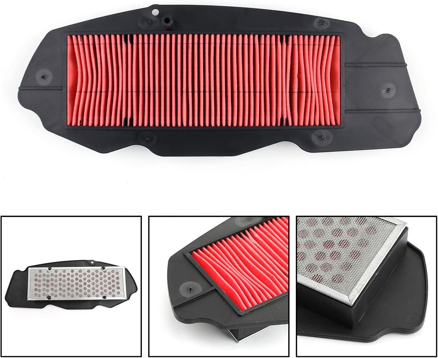Artudatech Filtro de aire para Honda SWT400 FJS400 FSC600 FJS600 Silverwing 01-15#17230-MCT-000