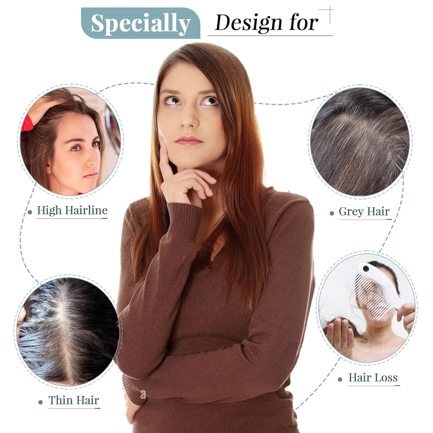 TESS Extensiones de cabello humano real para mujer, densidad del 150 %, 2.8 x 5.1 in, base de seda, extensión superior, extensiones de cabello Remy
