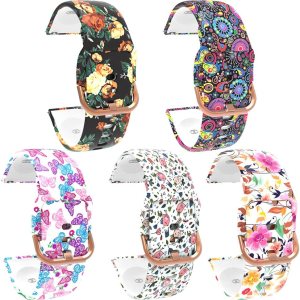 FitTurn Paquete de 5 correas de reloj compatibles con MAXTOP T6T6 ProT5T1 Pro, correas de repuesto para reloj inteligente MAXTOP T6T6 ProT5T1 Pro FitTurn Paquete de 5 correas de reloj compatibles con MAXTOP T6T6 ProT5T1 Pro, correas de repuesto para reloj inteligente MAXTOP T6T6 ProT5T1 Pro