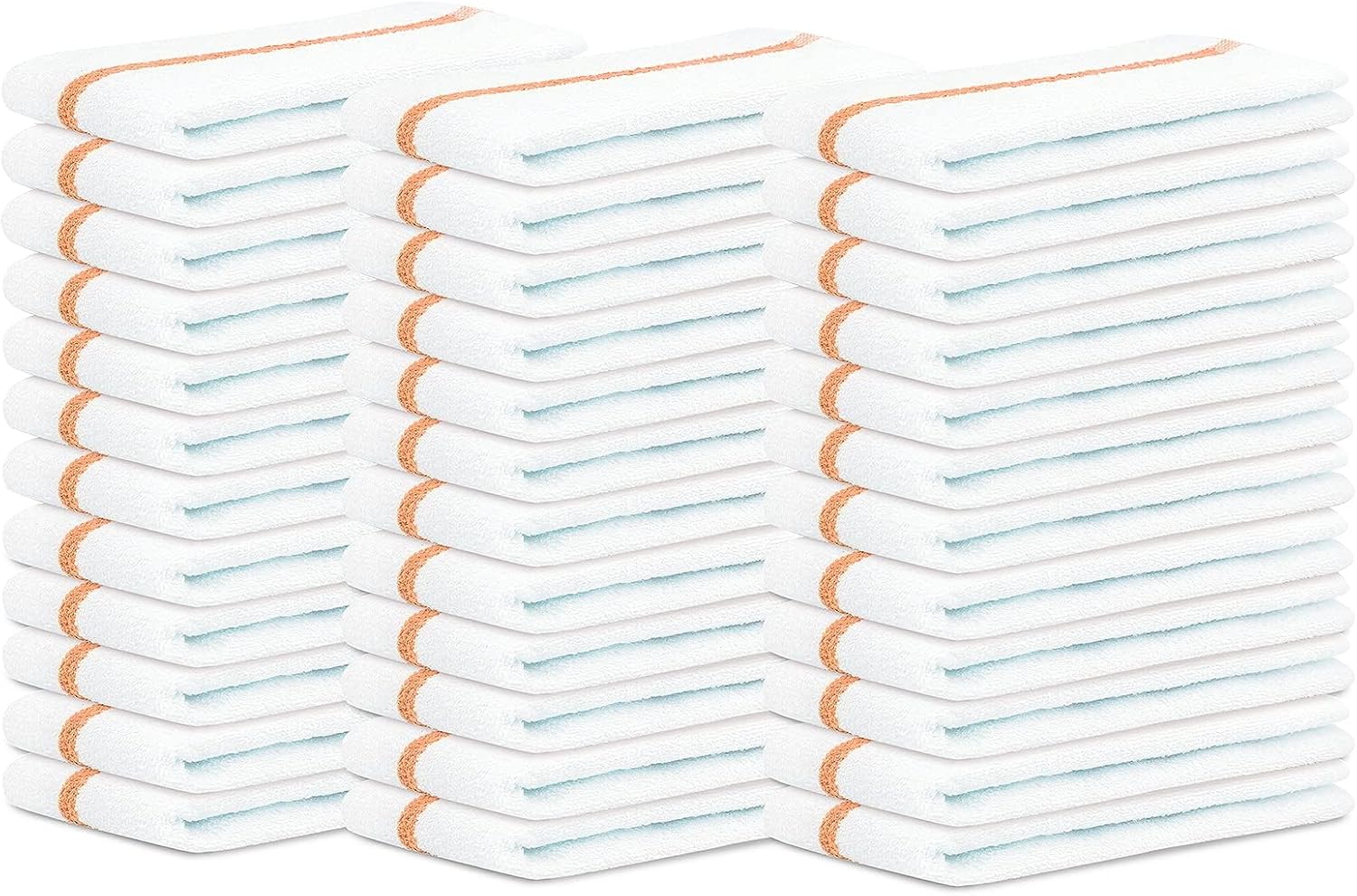 STF Linen Bar Mops – Juego de 36 toallas de cocina de 16 x 19 pulgadas, multiusos, para el hogar, restaurante y limpieza, juego de paños absorbentes