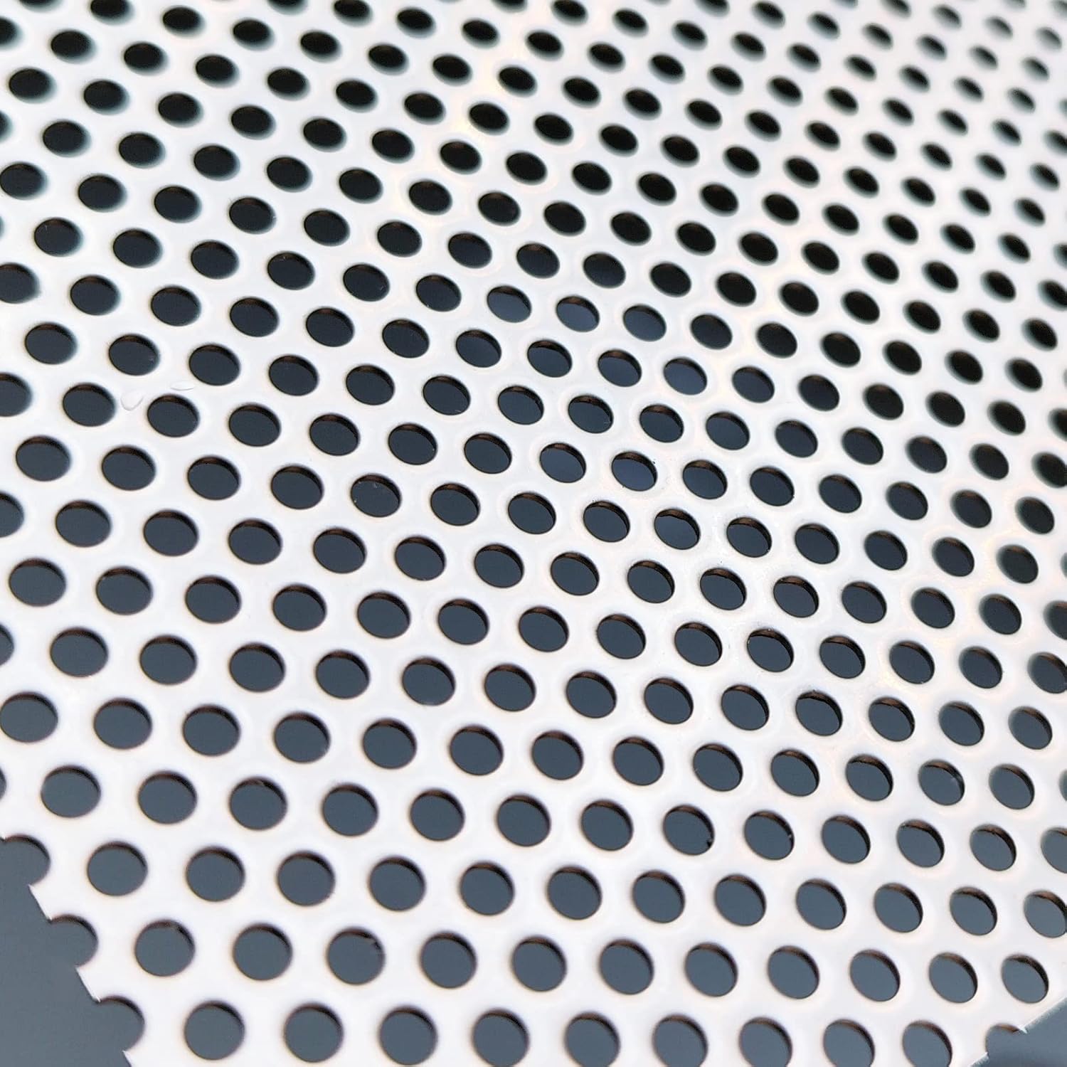 Hoja de metal perforada – Hoja de acero inoxidable perforada, hoja preforada de acero inoxidable de 11.8 x 11.8 pulgadas, agujero de 0.14 pulgadas,