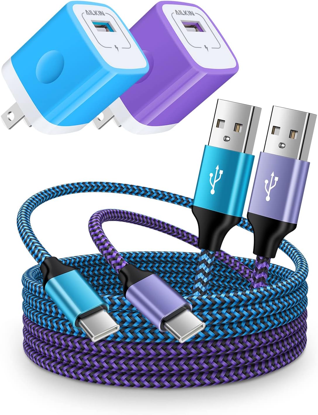 Cargador Android para Samsung Galaxy S24 S23 S22 Ultra S21+ A14 5G iPhone 15 Pro Max 15Pro 15 Plus, Google Pixel 8 7 Pro 6 6a 5 USB C Bloque de