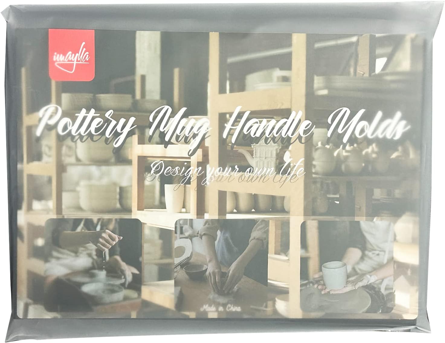 Moldes para mango de taza, 16 unidades, herramientas de cerámica de yeso de cerámica para tazas pequeñas, fabricación de diferentes formas y tamaños