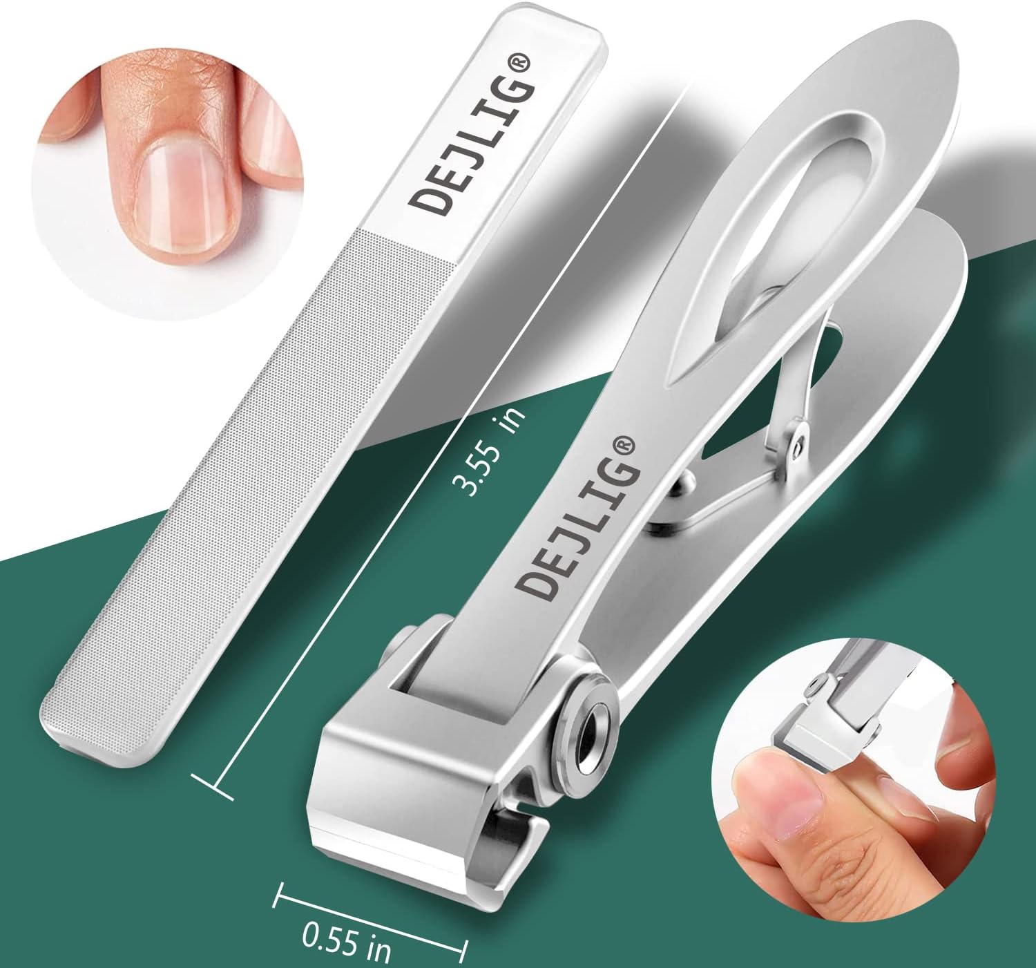 Cortaúñas gruesas para adultos mayores, cortaúñas grandes para uñas gruesas de los pies, mango largo, cortaúñas resistentes para uñas gruesas para