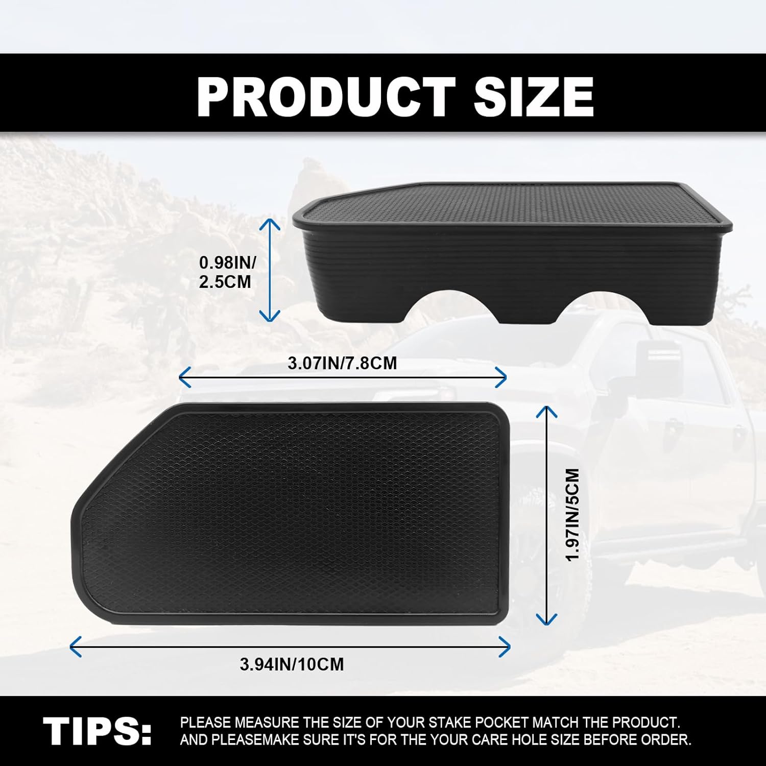 2 fundas de bolsillo para riel de cama compatibles con GMC Sierra 1500Chevy Silverado 1500 2019-2023 2024 y SilveradoSierra 25003500HD 2020-2024