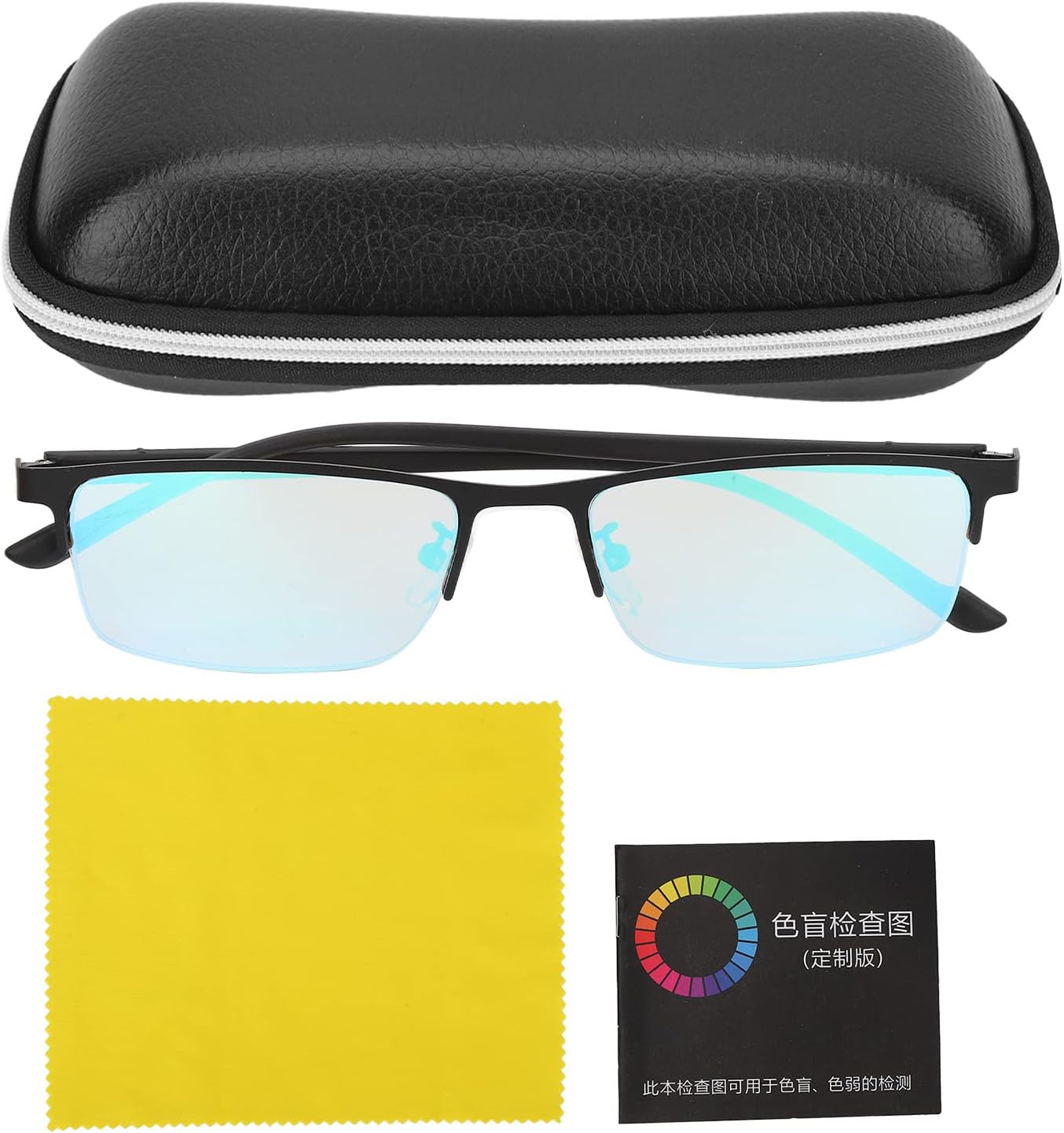 Lentes daltónicos con deficiencia de color, de alta transmisión, flexibles y duraderos, adecuados para diversas formas de cara para hombres y mujeres