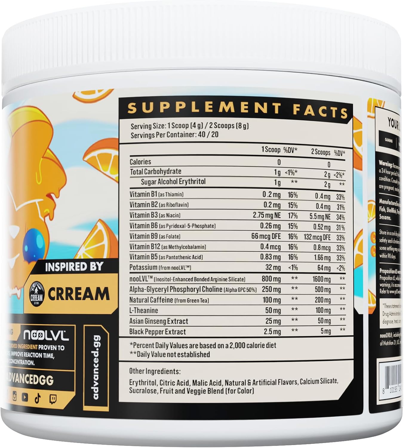 Advanced Focus – Crema de naranja