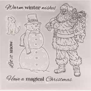 Arbuya Sellos transparentes de Papá Noel de Navidad para hacer tarjetas o diario, sellos de goma de muñeco de nieve de invierno para álbumes de Arbuya Sellos transparentes de Papá Noel de Navidad para hacer tarjetas o diario, sellos de goma de muñeco de nieve de invierno para álbumes de