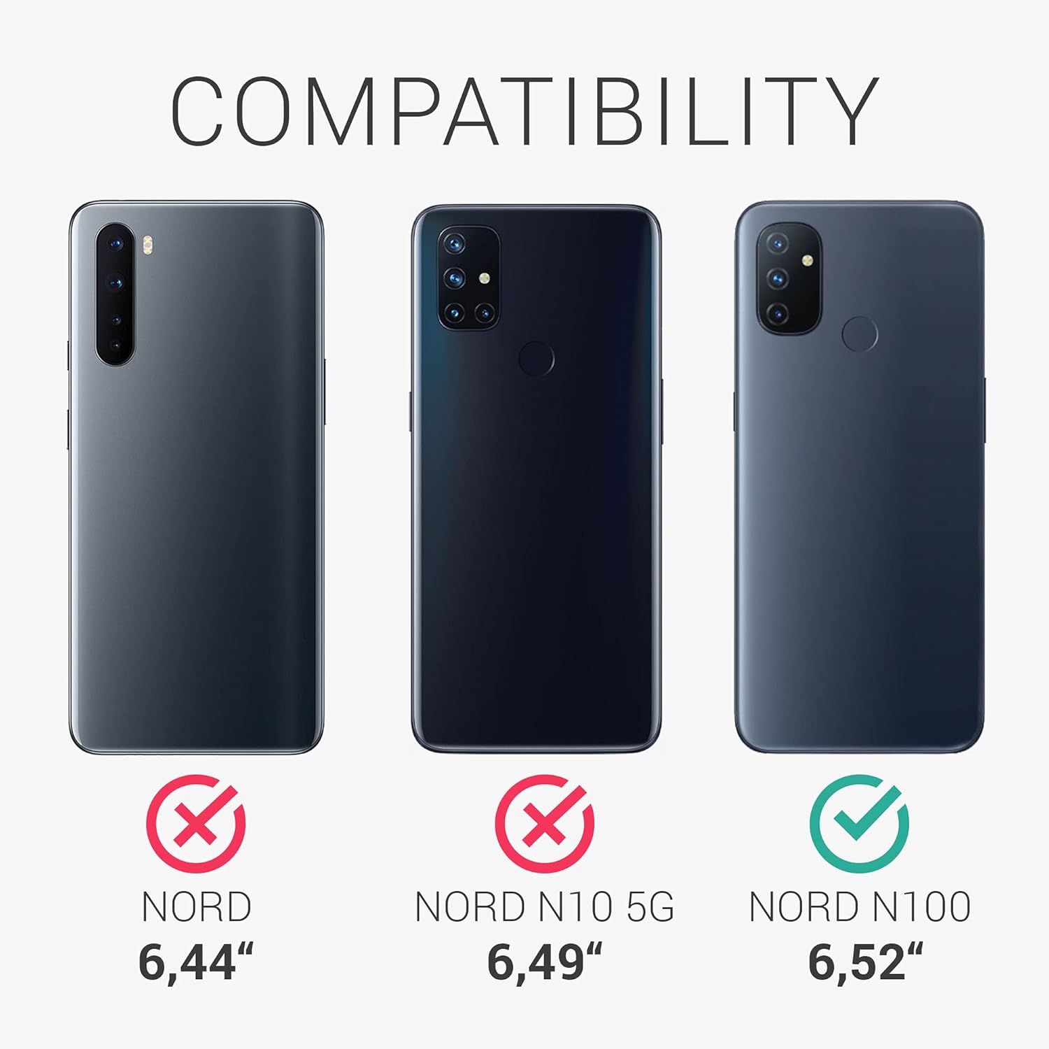 kwmobile Funda compatible con OnePlus Nord N100 – Funda de silicona TPU con acabado suave – Verde bosque