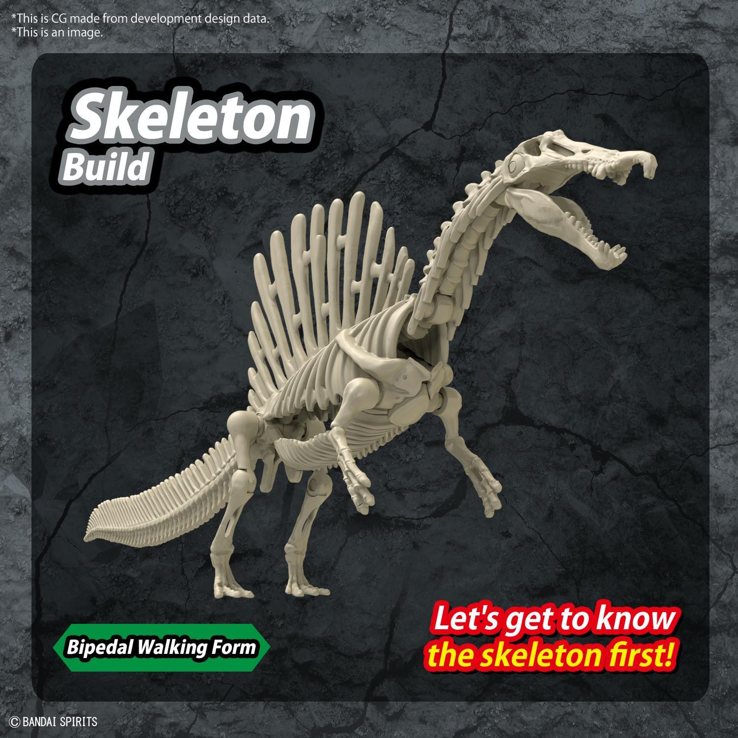 Bandai Hobby – Plannosaurus – #05 Spinosaurus, Kit de modelo de dinosaurio Bandai Spirits