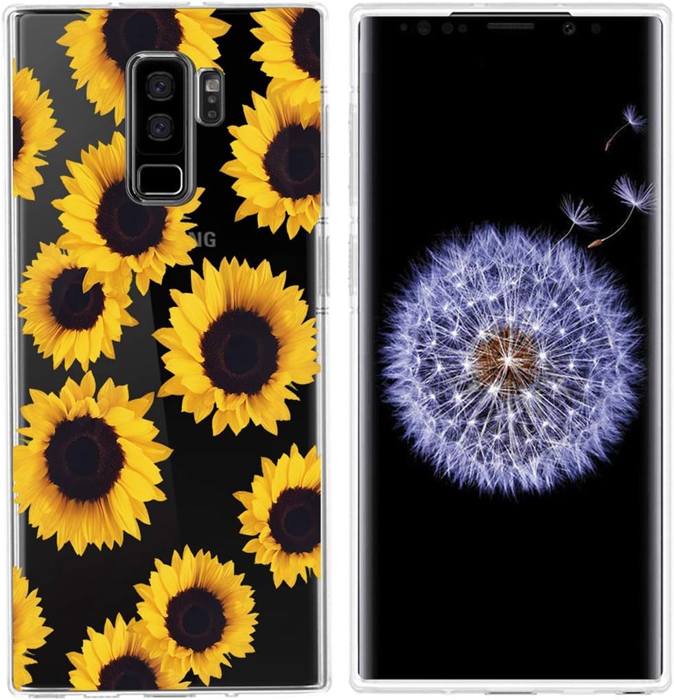Funda para Galaxy S9 Plus, Galaxy S9+, Samsung S9 Plus, funda transparente y flexible de silicona de TPU de goma suave para Samsung Galaxy S9 Plus