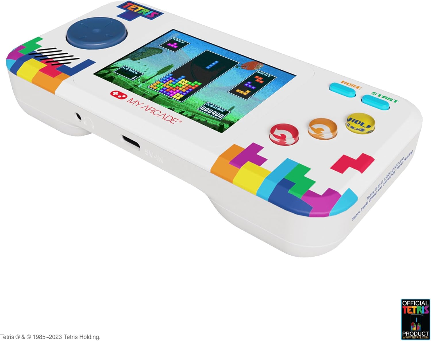 My Arcade Tetris Pocket Player Pro sistema de juego portátil, pantalla a todo color de 2.75″