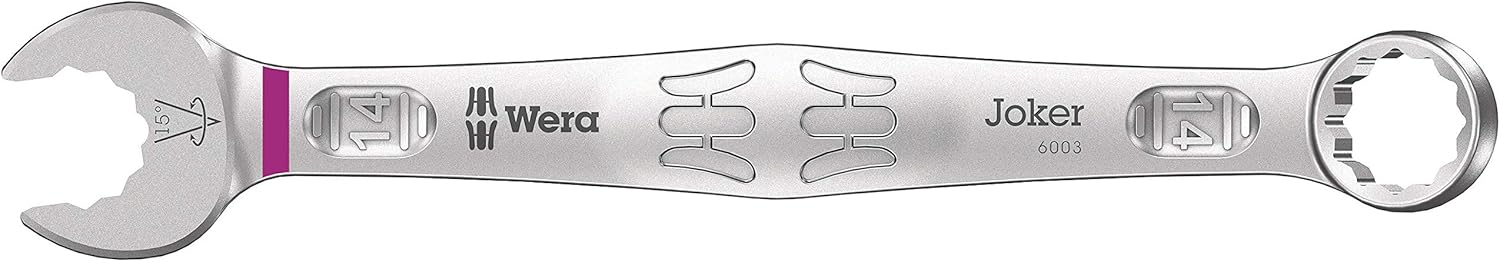 Wera Tools 6003 Joker – Juego de 15 llaves combinadas, 15 piezas