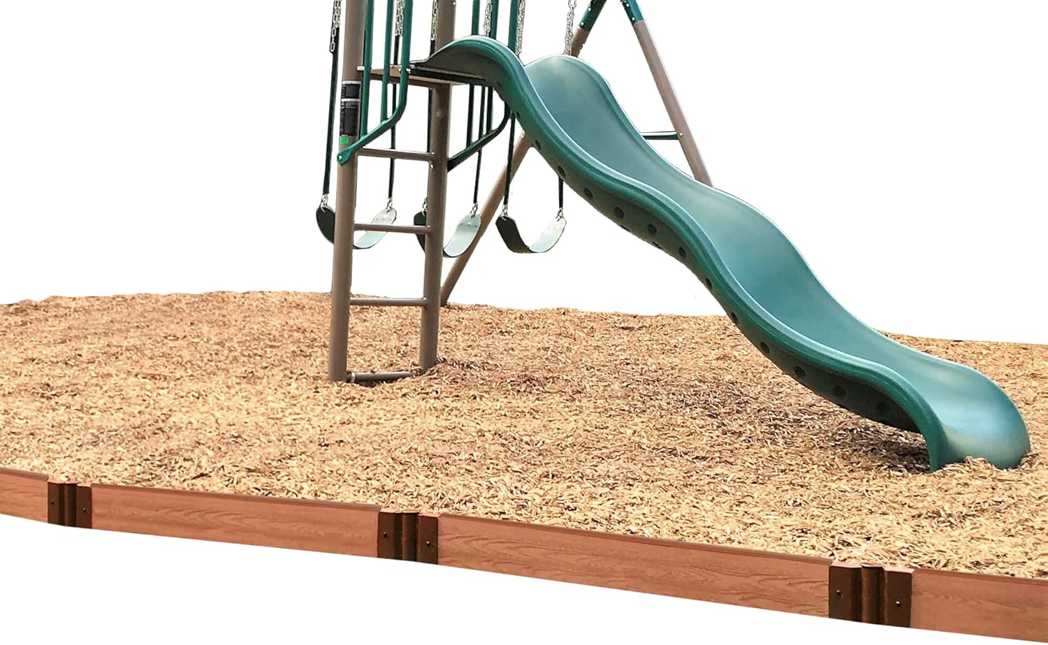 Frame It All Classic Sienna Straight Playground Border 16′ – 1″ Perfil