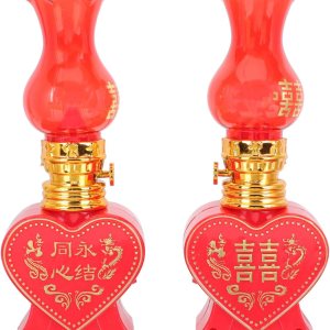 Angoily Luces decorativas eléctricas sin llama velas rojas chinas velas velas centros de mesa de vela decoración china decoración china corazón Angoily Luces decorativas eléctricas sin llama velas rojas chinas velas velas centros de mesa de vela decoración china decoración china corazón