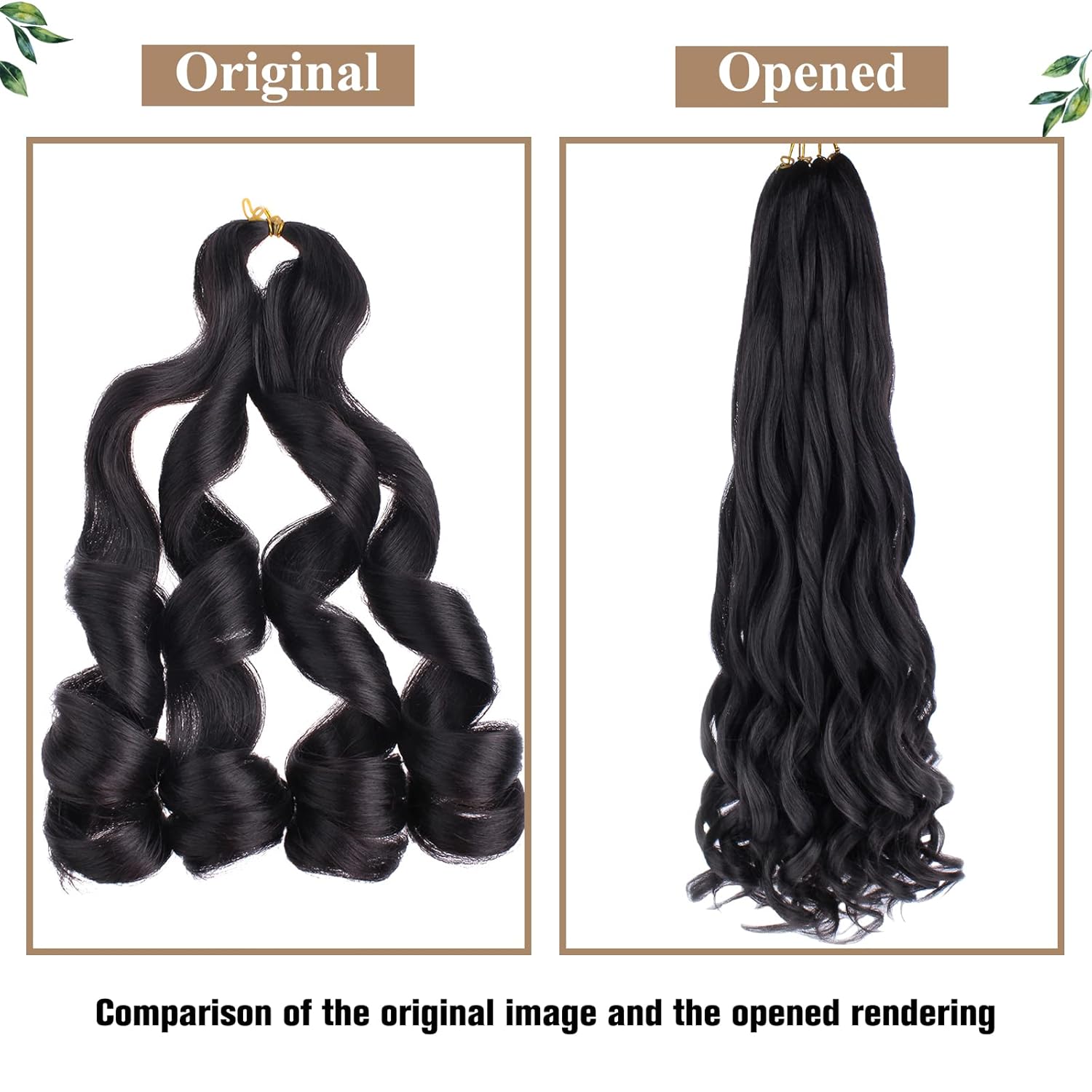 COOKOO 18 Inch 9 Pack French Curly Braiding Hair 1B Soft Bouncy Braids Hair 65gpack Premium Curly Braiding Hair French Curls Synthetic Hair