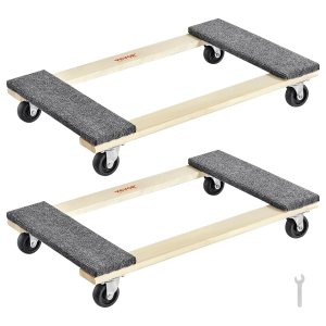 VEVOR Carrito móvil para muebles de madera dura, 30 pulgadas x 18 pulgadas. Ruedas giratorias de 4 x 3 PP, carrito móvil de madera resistente, VEVOR Carrito móvil para muebles de madera dura, 30 pulgadas x 18 pulgadas. Ruedas giratorias de 4 x 3 PP, carrito móvil de madera resistente,